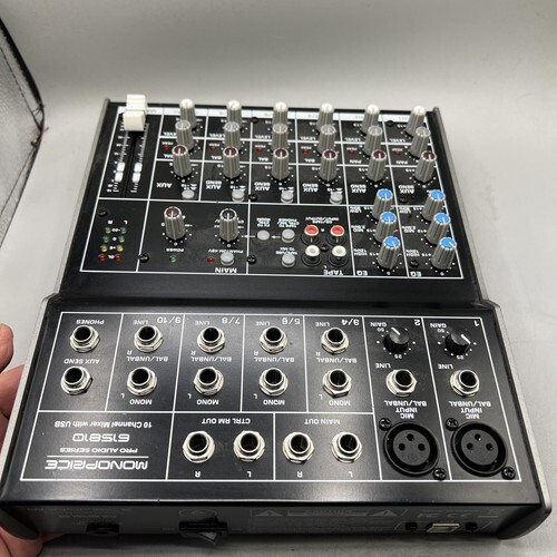 Monoprice Pro Audio Series 615810  10 Chanel Mixer With USB Item image 14
