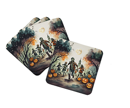 Zombies Spooky Halloween Foam Coaster Set - £13.05 GBP+