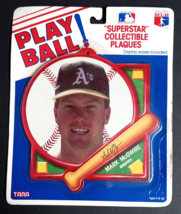 Superstar Collectible Plaques Tara Play Ball MLB Baseball Mark McGwire 1989 - £4.77 GBP