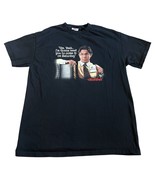 VTG Office Space Movie Men’s T Shirt Sz M Black Bill Lumbergh Mike Judge... - $29.65