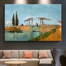 Hand Painted Oil Paintings Van Gogh Road with Cypress Wall Art Impressionist Dec - £175.02 GBP+