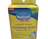 Hyland&#39;s 4 Kids Canker Sore Healing Dots 50 Quick Dissolve Tablets Homeo... - £23.62 GBP