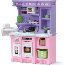 Little Bakers Pink Toddler Plastic Kitchen Playset with 30 Piece Play Set - £110.64 GBP