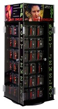 Pacific Piercing Body Jewelry 144pc. Counter Top Rotating Lockable Display - £774.57 GBP