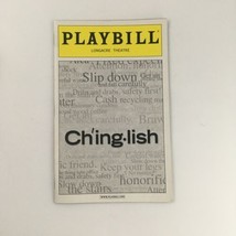 2011 Playbill Longacre Theatre &#39;Ching-lish&#39; Jennifer Lim, Gary Wilmes - $14.25