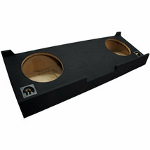 07-13 Gmc Crew Cab Truck Custom Dual 12" Subwoofer Enclosure Sub Box - £175.30 GBP