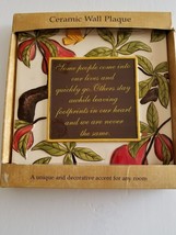 New View ~ Ceramic Wall Plaque ~ Hand-painted - £17.54 GBP