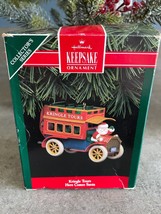 Hallmark Keepsake Christmas Ornament Here Comes Santa Kringle Tours 1992 Vintage - £7.58 GBP