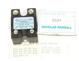 NIB DOUGLAS RANDALL R10A SOLID STATE RELAY - $49.95