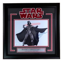 Hayden Christensen Signed Framed 8x10 Star Wars Darth Vader Photo JSA - £308.42 GBP