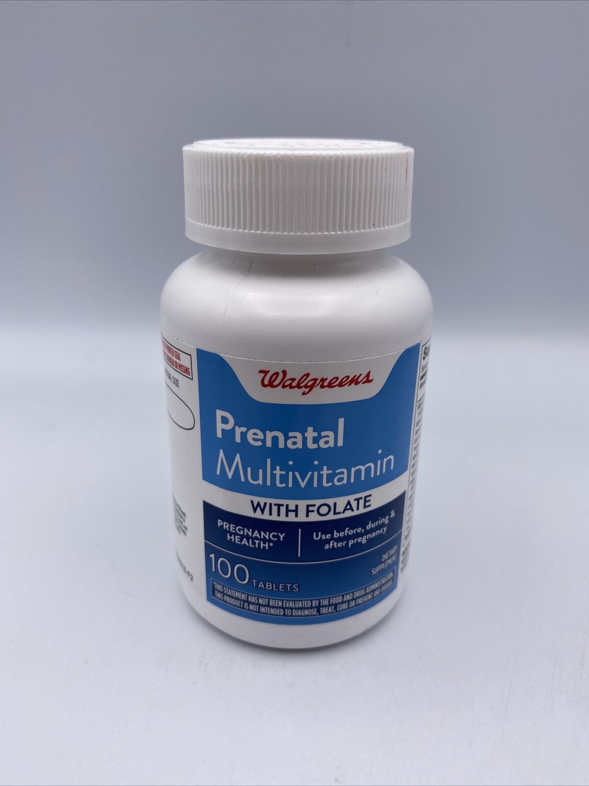 Walgreens Prenatal Multivitamin With Folate 100 Tablets Exp. 03/23 New - $13.06