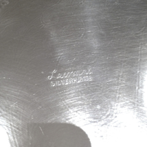 15” Round Silverplate (Hollowware) Serving Tray by Leanard Silver Mfg Co, Ornate - $19.95