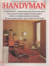 The Family HANDYMAN Magazine March 1975  Easy Build Cube Modules - £1.96 GBP