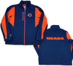 Chicago Bears NFL Team Soft shell Jacket Men’s Size XL Full Zip Sewn - £19.08 GBP