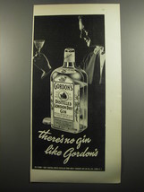 1951 Gordon's Gin Ad - There's no gin like Gordon's - $18.49