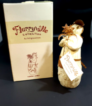 Flurryville Collection AURORA DORIS 7.5&quot; Figurine Snowman Gardener Apron... - £19.54 GBP