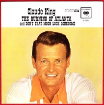 Claude King 45 RPM Picture Sleeve Only NM- 1962 PS - Burning of Atlanta - £11.82 GBP