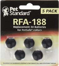PetSafe Compatible RFA-188 Replacement Batteries (5-Pack) - £17.69 GBP