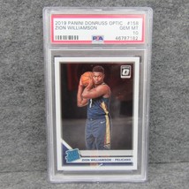 2019 Panini Donruss Optic Zion Williamson RC Rookie PSA 10 GEM MINT #158 - $59.95