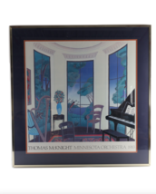 Vtg 80s 1983 Thomas McKnight Minnesota Orchestra Framed Lithograph Art P... - $4,703.24 MXN