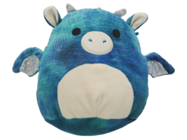 Squishmallow Dominic The Dragon 8” Kellytoy Tie-Died Plush Pillow - £13.81 GBP