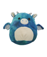 Squishmallow Dominic The Dragon 8” Kellytoy Tie-Died Plush Pillow - £13.01 GBP