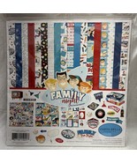 Carta Paper Co Family Night Paper Collection 12 Parts 1 Sticker Sheet 12x12 - $23.70 CAD