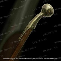 Foldable Cane Victorian Walking Stick With Brass Handle Collectible Men&#39;... - $26.33+