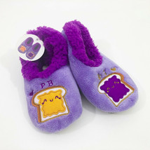 Snoozies PB &amp; J Slippers Non Skid Child Size M 2-3 - £8.68 GBP