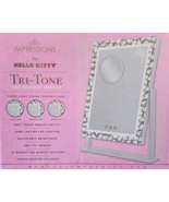 Hello Kitty LED Vanity Makeup Mirror – Tri-Tone Light, 360° Tilt – Impre... - €72,02 EUR