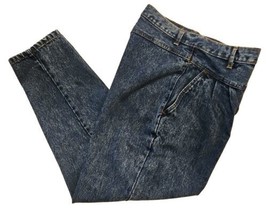 Bill Blass High Rise Baggy Jeans Womens 10 Petite Vintage Acid Wash Blue... - £26.84 GBP