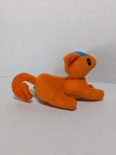 Cute B Cat Mini Plush Orange  you B happy Stuffed Animal Toy Small Item image 3
