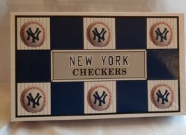 MLB New York NY Yankees Baseball Checkers Board Game vs Boston Red Sox preowned - £15.74 GBP