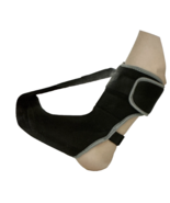 Plantar Fasciitis  Night Splint Sock with Arch Support Black/Gray Size S... - $34.63