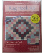 Caron Latch Hook Rug Patchworks Quilt Kit 18&quot; x 27&quot; Everything Included - $21.99