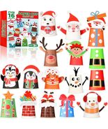 ZOIIWA Christmas Craft DIY Kit 16 Pack Paper Cups Xmas Holiday Supplies - $19.06 CAD