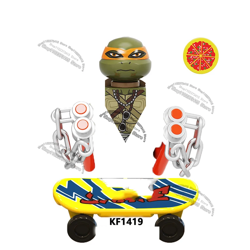 Ninja Turtle Mini Figures &amp; Building Blocks Toys for Kids to Assemble K1419 - $6.00