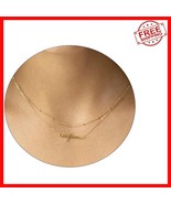 Elegant Layered Gold Cross Pendant Choker Necklace - 16.5 Inches Adjustable - $495.41 MXN