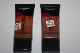 L&#39;oreal Paris Infallible Pro-Matte 24Hr Foundation #112 Cocoa Lot Of 2 Sealed - £8.96 GBP