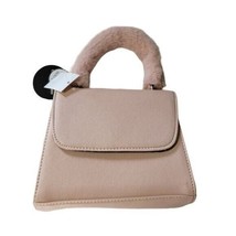 Adorable Olivia &amp; Kate Fur Handled Blush Crossbody Bag - $28.05