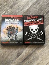 Jackass The Movie 2 DVD Lot: 1 &amp; 2 . Pre Owned - £4.67 GBP