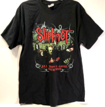 SLIPKNOT All Hope is Gone 2009 Tour Heavy Metal Black Double Sided T-Shirt M - £48.97 GBP