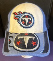 Tennessee Titans NFL Football Team Hat Cap Navy Blue Logo Adjustable Strap Hat - £11.12 GBP