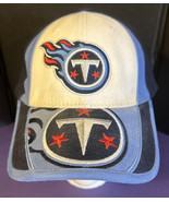 Tennessee Titans NFL Football Team Hat Cap Navy Blue Logo Adjustable Str... - £11.02 GBP