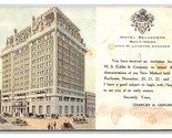 Hotel Belvedere Baltimore Maryland MD Private Mailing Card PMC Postcard N21 - $5.89