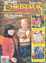 Christmas Knit & Crochet Barbie Ornaments Miniatures  Dogcoat Afghan Hat Mccall  - $12.98
