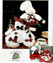 4 Gingerbread Dressed Girl &amp; Boy Dolls Oop Simplicity 9880 Craft Sewing Pattern - £11.71 GBP