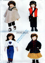 23&quot; Doll Clothes Htf Pattern Coat Dress Socks Boots + Uncut Butterick 6799 - £14.38 GBP