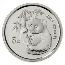 1995 Chine 1/20 Oz. Platine Preuve Panda En État Gem KM #729 - $801.71