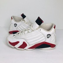 Nike Air Jordan 14 White / Varsity Red 487524-101 Youth Size 6 Sneakers ... - $39.50